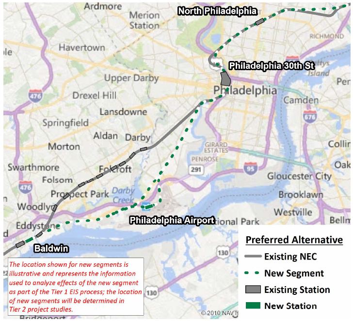 Figure 4-7: Philadelphia Segments - Delaware and Philadelphia Counties, PA