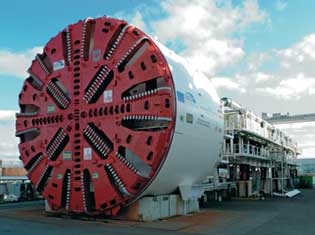 Figure 8-2 : Tunnel Boring Machine