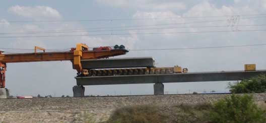 Figure 8-3 : Gantry Crane System for Aerial Structure or Major Bridge Construction